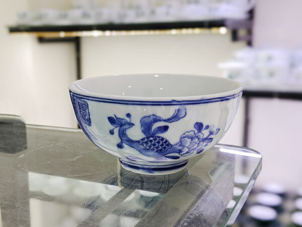 Bát thờ men lam Mai Thọ 3