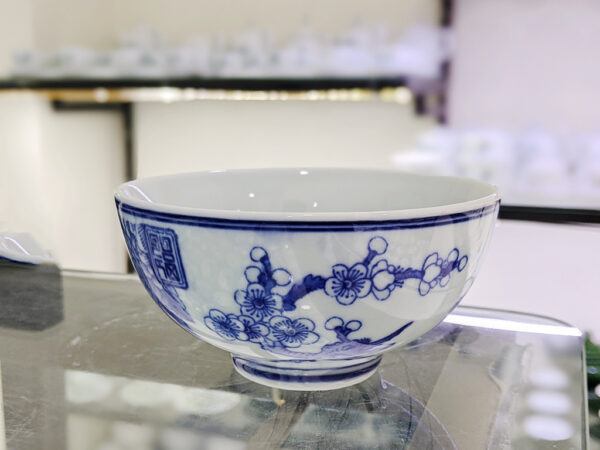 Bát thờ men lam Mai Thọ 1