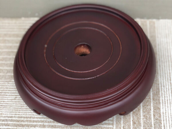 Chân đế gỗ bát hương 2 mặt đường kính 18cm 2