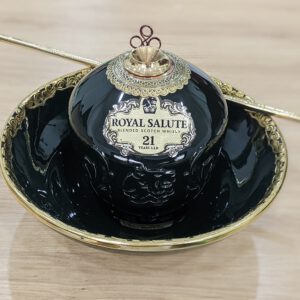 Điếu bát Chivas 21 đen rêu Bát Tràng 3