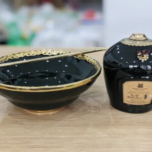 Điếu bát Chivas 21 đen rêu Bát Tràng 2